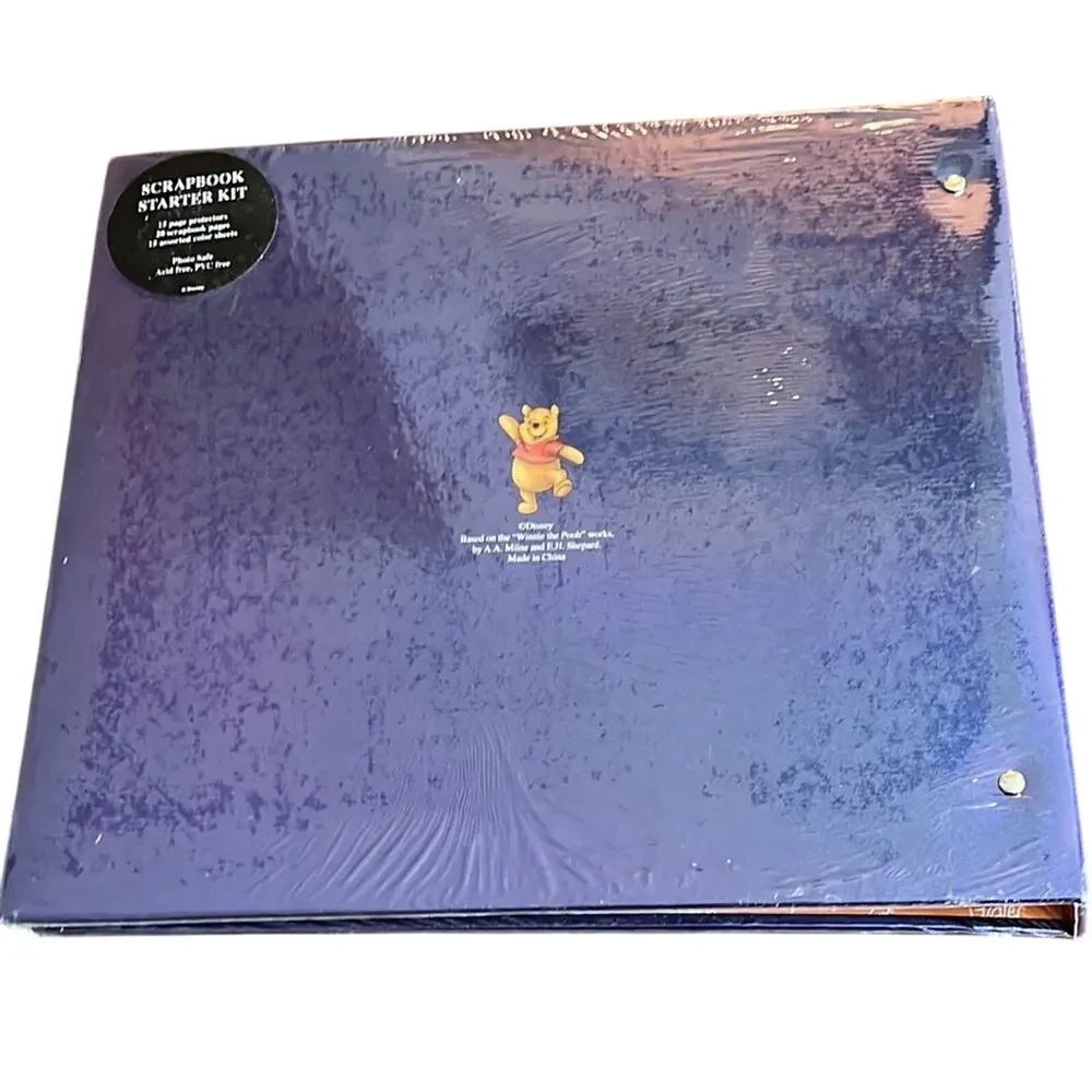 Walt Disney World 2003 Winnie the Pooh Scrapbook Starter Kit Vintage New